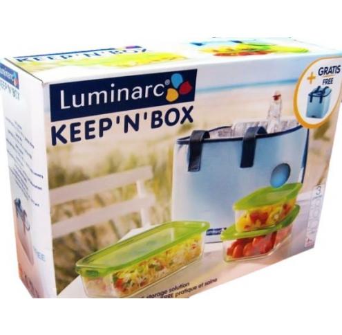 Набор Luminarc KEEP'N BOX /3 шт.контейнеров + сумка-холодильник