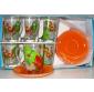 Сервіз Luminarc POP FLOWERS Orange /220Х6 д/чаю