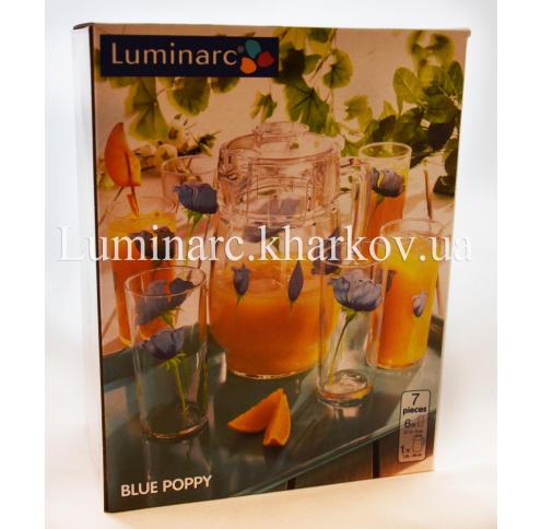 Набор Luminarc BLUE POPPY /7пр. для напитков