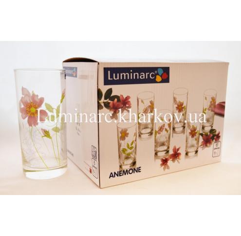 Набор Luminarc ANEMONE /270X6 стаканов выс.