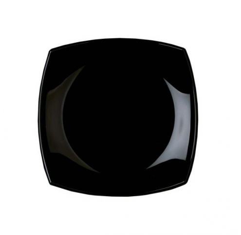 Тарелка Luminarc QUADRATO BLACK /190мм десерт