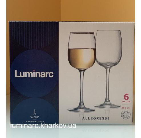 Набір Luminarc ALLEGRESSE /300Х6 д/вина