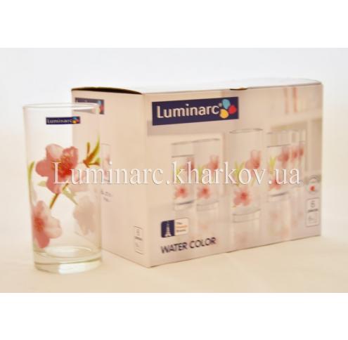 Набор Luminarc WATER COLOR /270X6 стаканов выс.