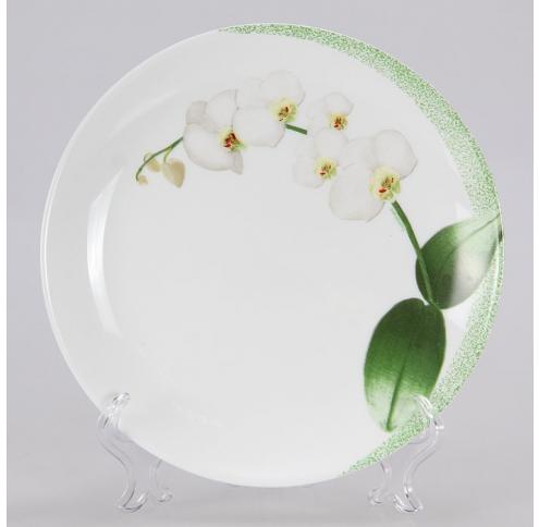 Тарелка Luminarc WHITE ORCHID /190мм десертная