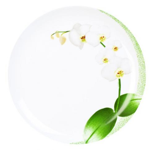 Тарелка Luminarc WHITE ORCHID /190мм десертная