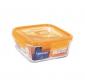 Контейнер Luminarc  PURE BOX ACTIVE NEON /380мл с оранжевой крышкой/квадрат.