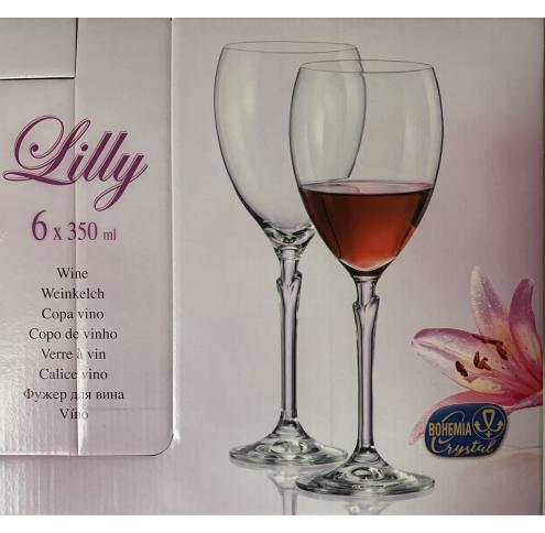 Набор Bohemia Lilly /6х350мл для вина