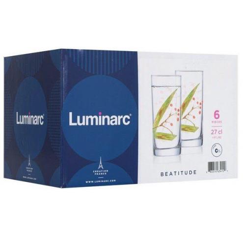 Набір Luminarc BEATITUDE /270X6 склянок вис.