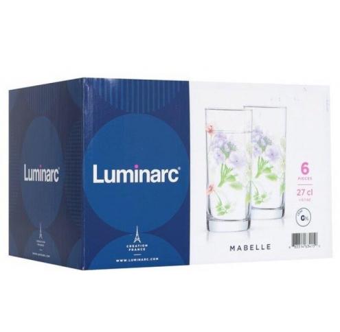 Набір Luminarc MABELLE /270X6 склянок вис.