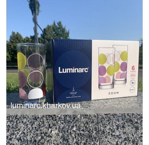 Набір Luminarc  ZOOM /270X6 склянок вис.