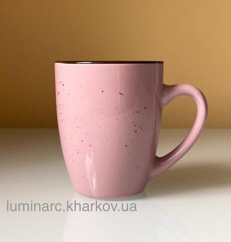 Чашка Limited Edition TERRA 400мл пудрово-рожева