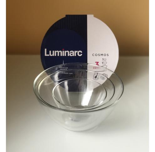 Набір Luminarc  COSMOS салатників 3пр /125,170,200мм