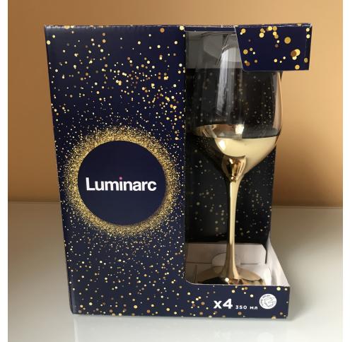 Набор Luminarc  СЕЛЕСТ Электрическое золото /4Х350мл вино