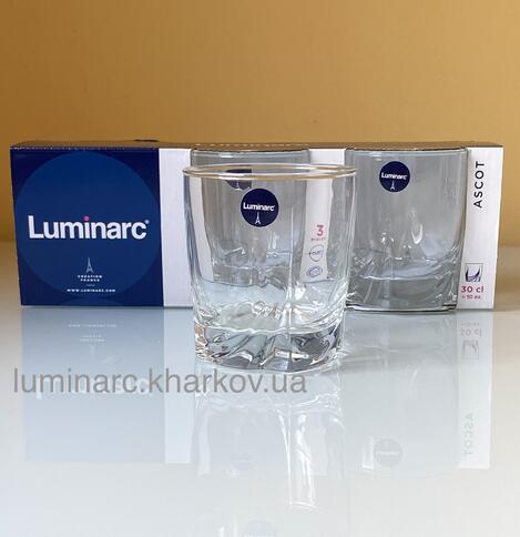 Набор Luminarc ASCOT /3X300мл стаканов низких