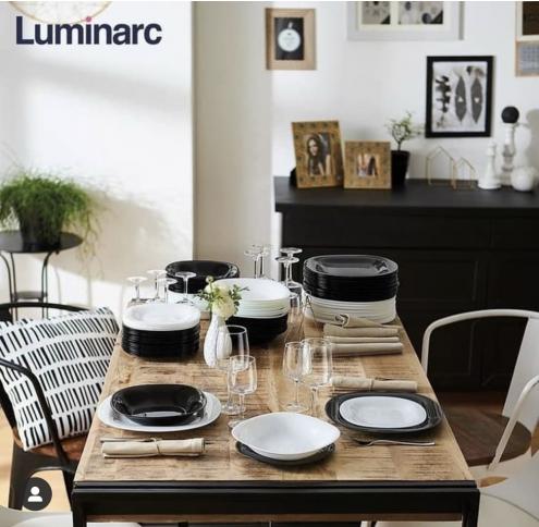 Сервиз Luminarc CARINE white&black /19 пр.