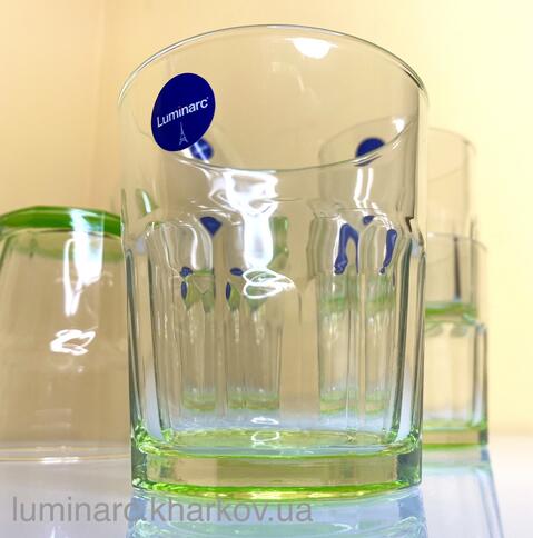 Набір Luminarc TUFF GREEN /6Х300мл склянок низьких