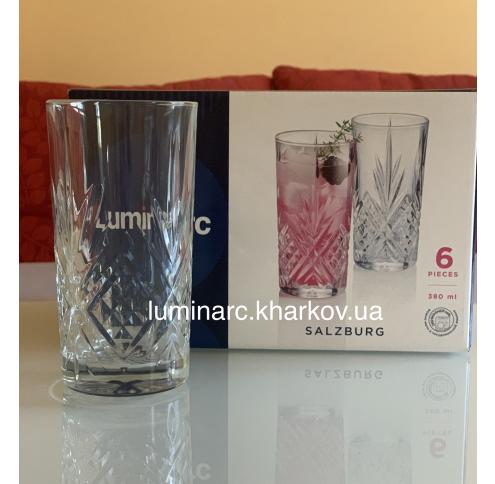 Набір Luminarc ЗАЛЬЦБУРГ /380Х6 склянок вис.