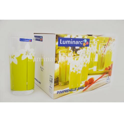 Набор Luminarc PIMPRENELLE ANIS /270X6 стаканов выс.