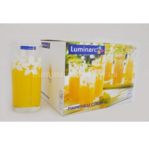 Набір Luminarc PIMPRENELLE CITRUS /270X6 склянок вис.