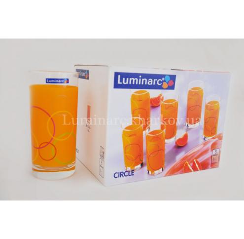 Набір Luminarc CIRCLE /270X6 склянок вис.